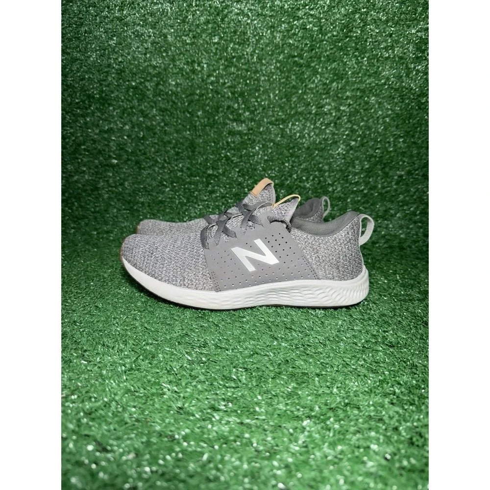 New Balance Fresh Foam Sport Womens Size 4.5 Gray Gum‎ Running Shoes Sneakers